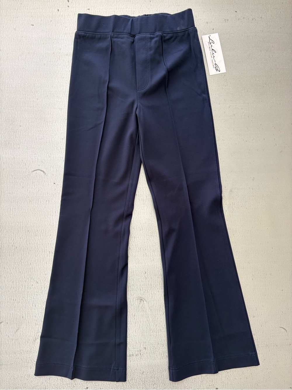 Lulu-B Navy Boot-Cut Ponte Pants